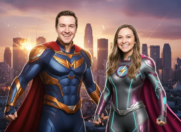 Superhelden-Team